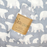 Baby Polar Bear Bamboo Swaddle