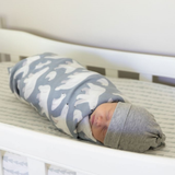 Baby Polar Bear Bamboo Swaddle