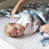 Baby Polar Bear Bamboo Swaddle