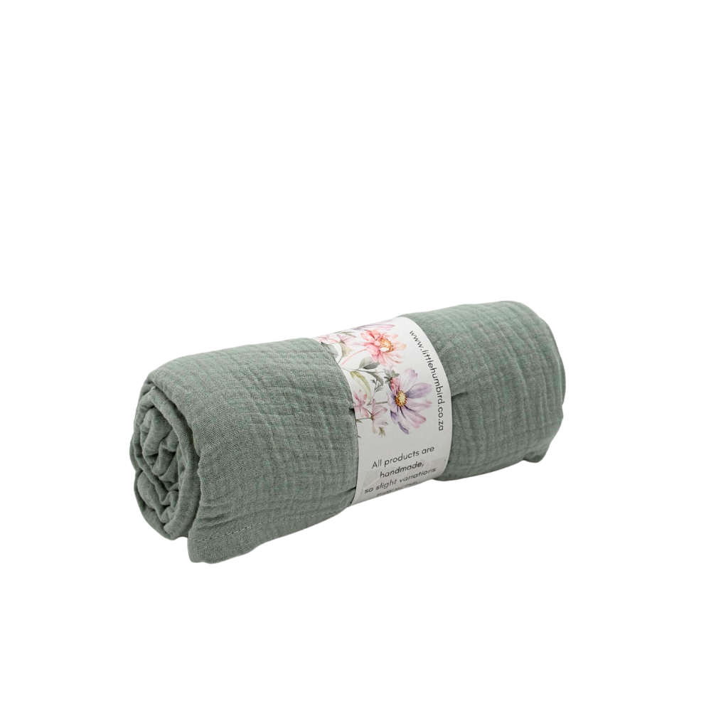 Little Hummingbird Muslin Swaddle
