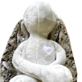 Tiger Lily Huggable Grey Bunny