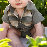 Kahkees Two Tone Boys Onesie Set