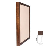Walnut Hardwood Textured Gallery Frame